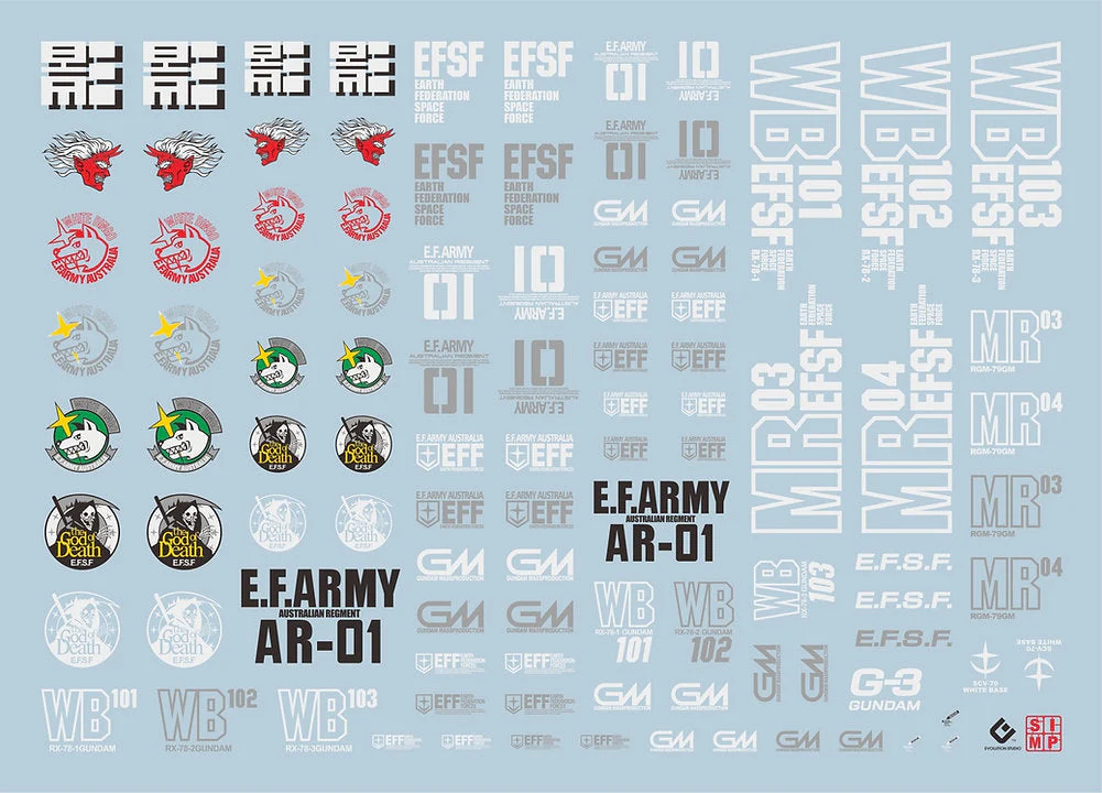 A24 GM SPECIAL FORCES Decal Sheet