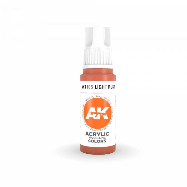 AK Interactive 3rd Gen Acrylic Light Rust 17ml - Image 2