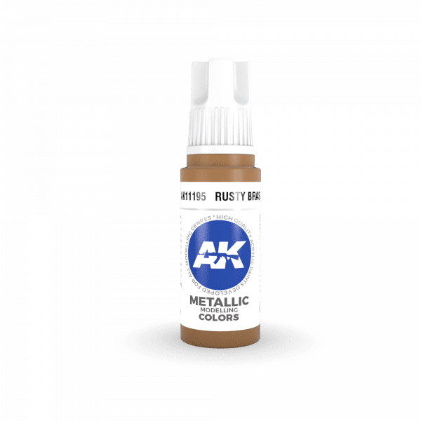 AK Interactive 3rd Gen Acrylic Rusty Brass 17ml - Image 2