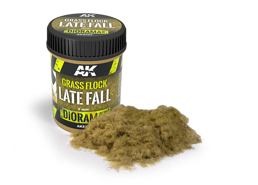 AK Interactive Grass Flock 2mm LATE FALL