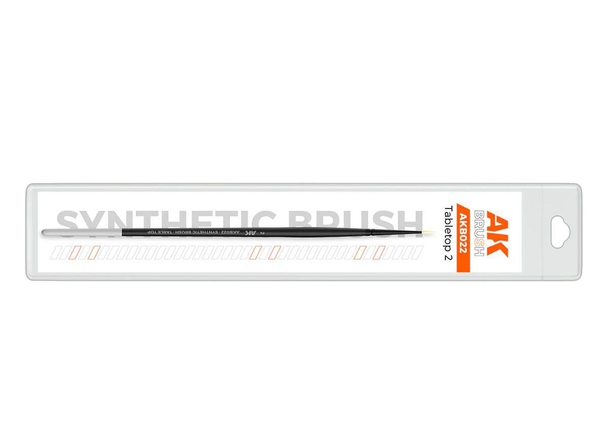 AK Interactive Synthetic Tabletop Brush - 2