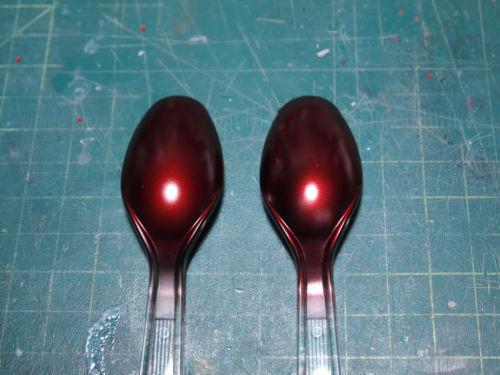ALC-411	1oz. Bottle Transparent Hot Metal Red Lacquer - Image 2
