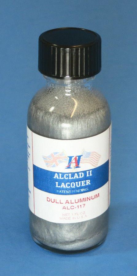 Alclad II 1oz. Bottle Dull Aluminum Lacquer ALC-117