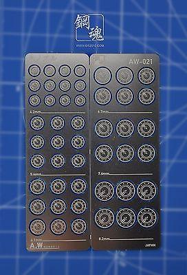 AW-021B Tank Gundam & Weapon model kit metal parts Detail Up Thruster Photo Etch - Image 5