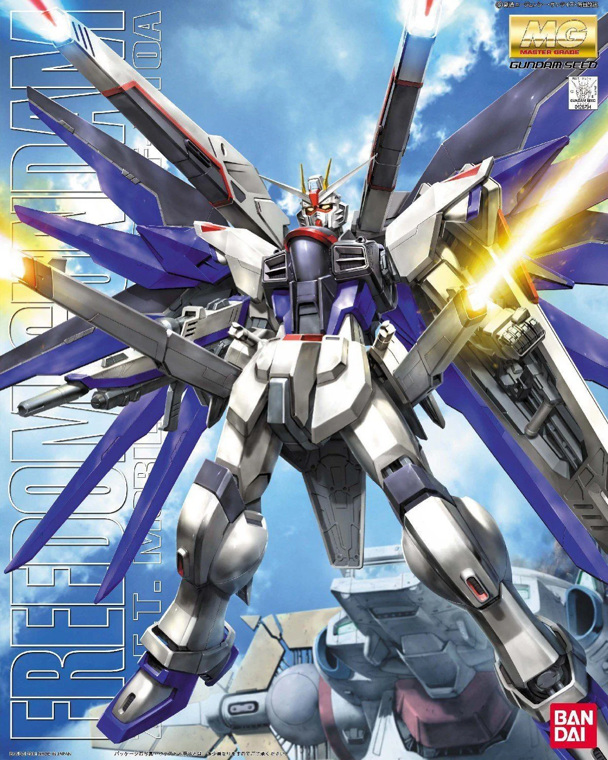 BANDAI Gundam ZGMF-X10A Freedom Gundam MG 1/100 Scale - Image 2