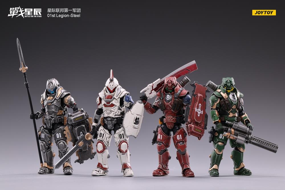 Battle for the Stars 01st Legion Steel Ice Sword 1/18 Scale Figure - Image 10