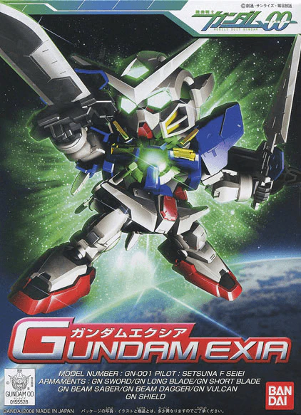 Gundam BB Senshi #313 Gundam Exia Model Kit - Image 2