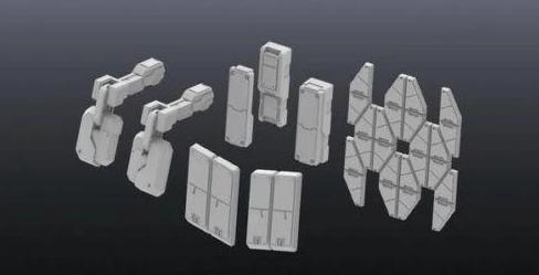 Builders Parts HD 1/144 MS Armor 01