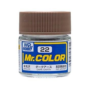 C22 Semi-Gloss Dark Earth 10ml