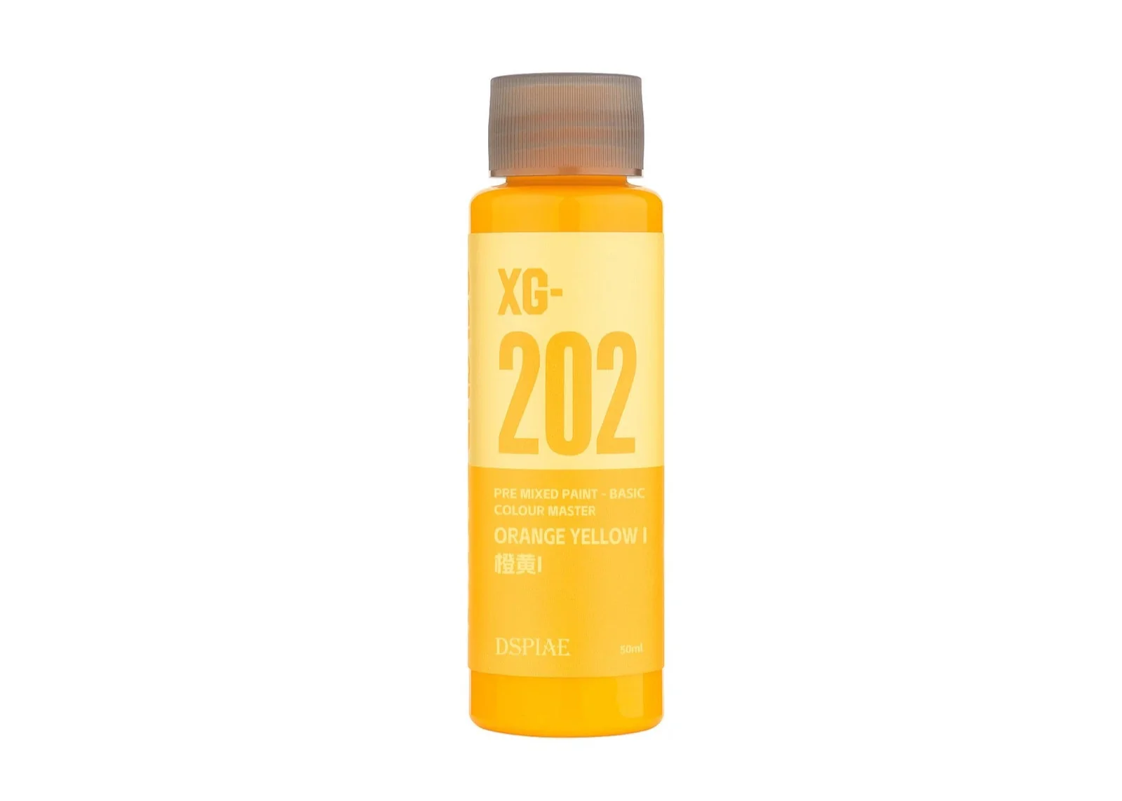 DSPIAE XG-202 Water Based Pre-Mixed Paint - Orange Yellow I 50ML