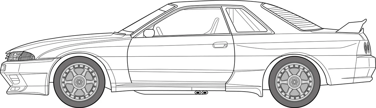 Fujimi 1/24 Taisan STP GT-R (Skyline GT-R [BNR32 Gr.A]) 1993
