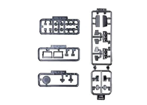 Fujimi 1/32 Highway Aesthetics Series No.13 (SP13) Set 8 Tail Light, Bus Light, Chandelier - Clear & Metal-Plated Accessory Upgrade Parts