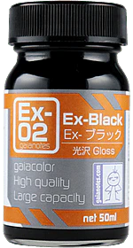 Gaia EX Color Ex-02 Gloss EX-Black 50ML