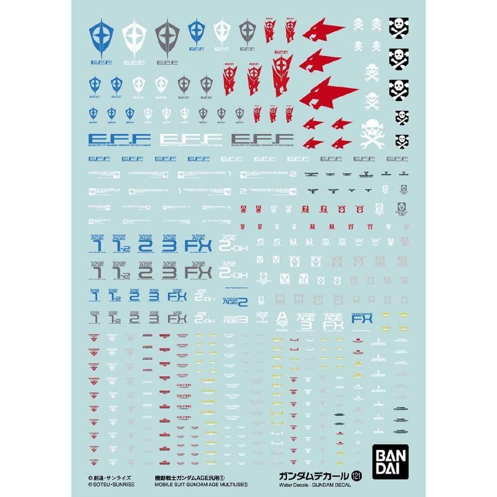 GD-121 HG GUNDAM AGE SERIES DECAL - Image 2
