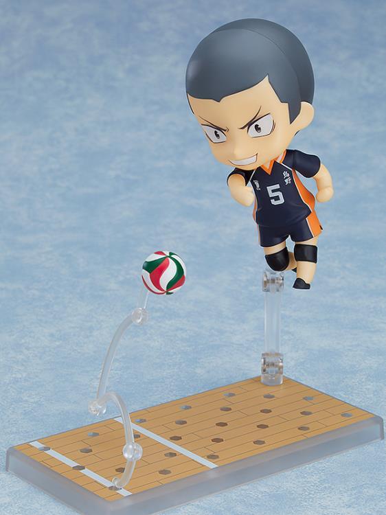 Haikyuu!! Nendoroid No.945b Ryunosuke Tanaka (Yu Nishinoya Extra Parts Set) - Image 3