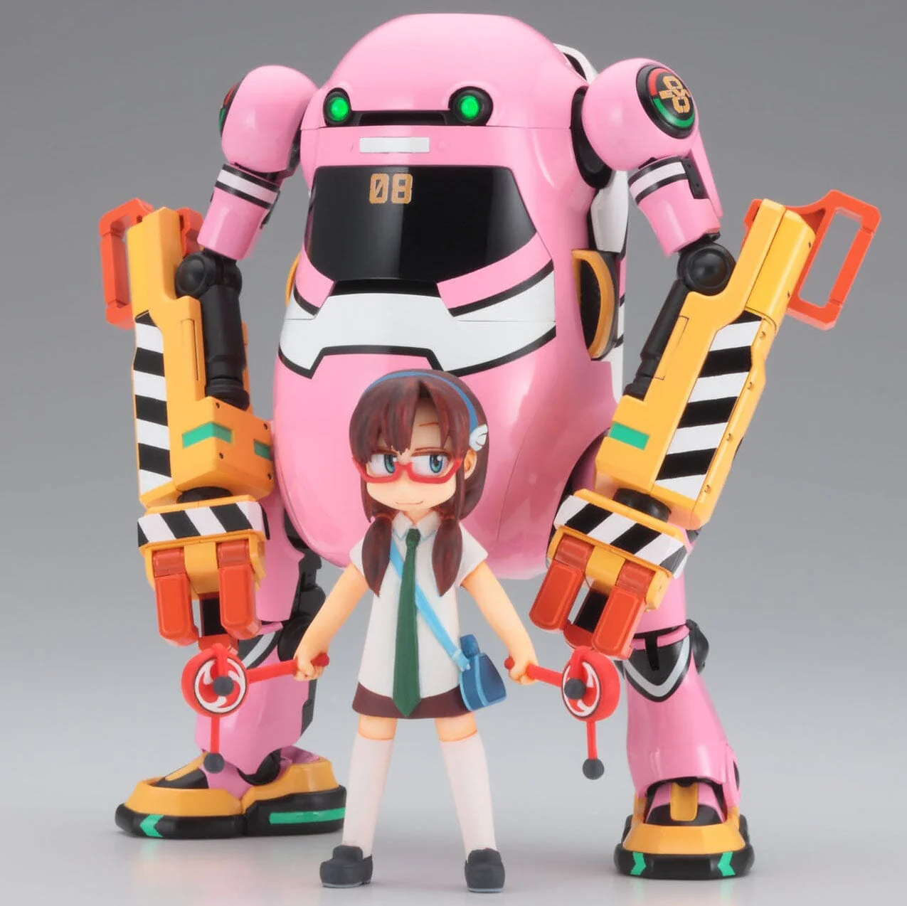 Hasegawa 1/20 Mechatro WeGo Eva Collaboration Series Vol.3 Unit-08 (Power Arm) + Mari Makinami Illustrious - Image 3