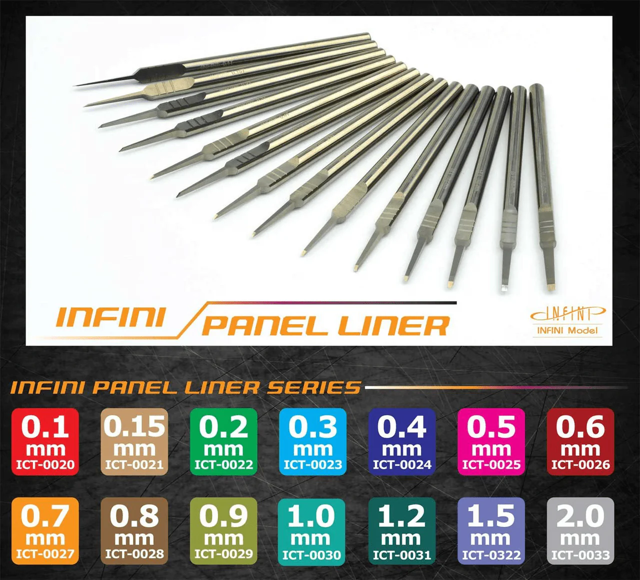 INFINI Model Panel Liner 0.15mm (Etching Tool) - Image 4