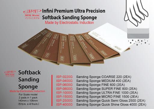 Infini Sanding Sponge Quick Semi Gloss 2500 (2EA) - Image 2