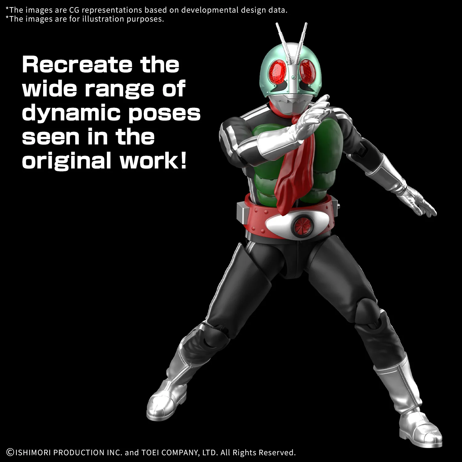 Kamen Rider Figure-rise Standard Kamen Rider New No.1 Model Kit - Image 5