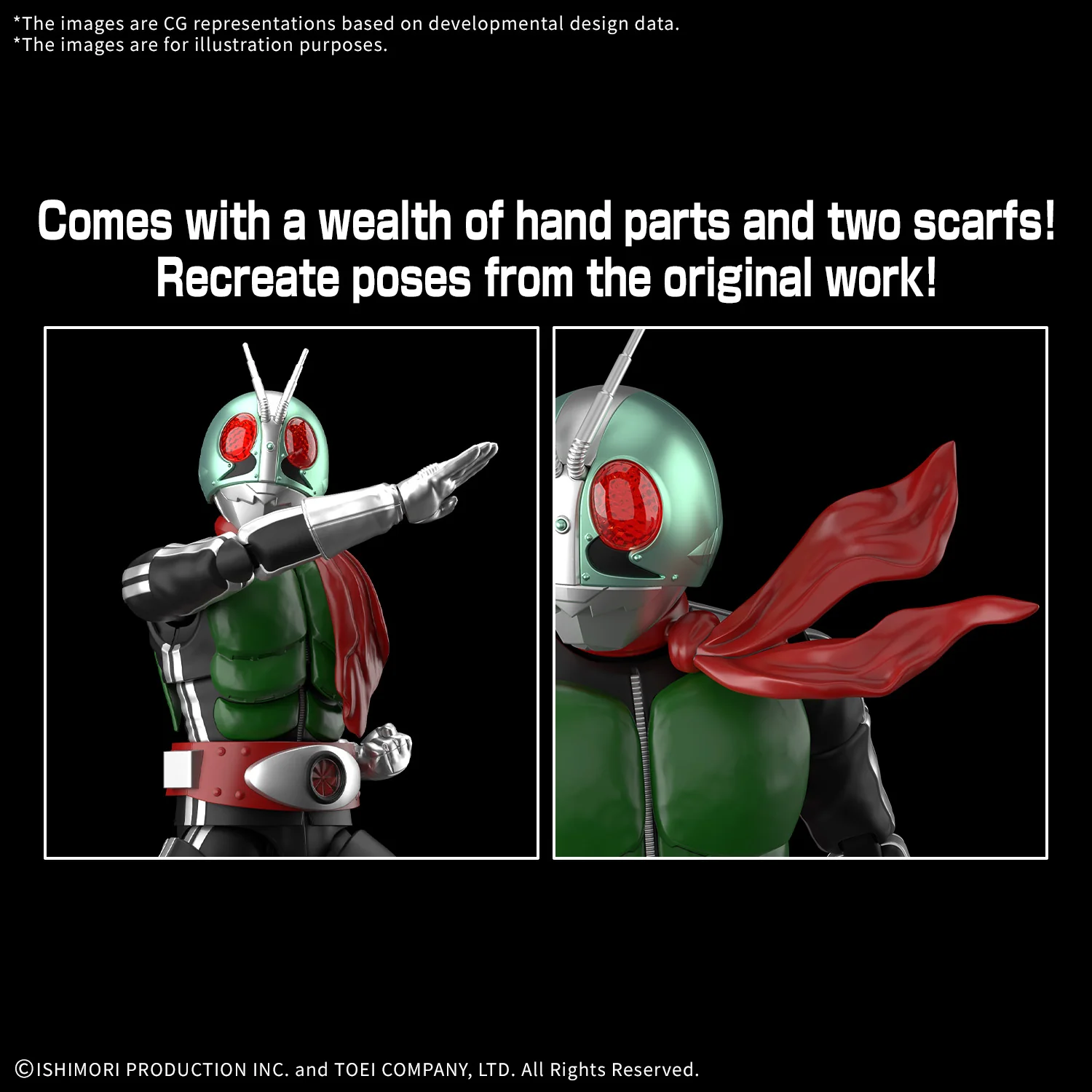 Kamen Rider Figure-rise Standard Kamen Rider New No.1 Model Kit - Image 6