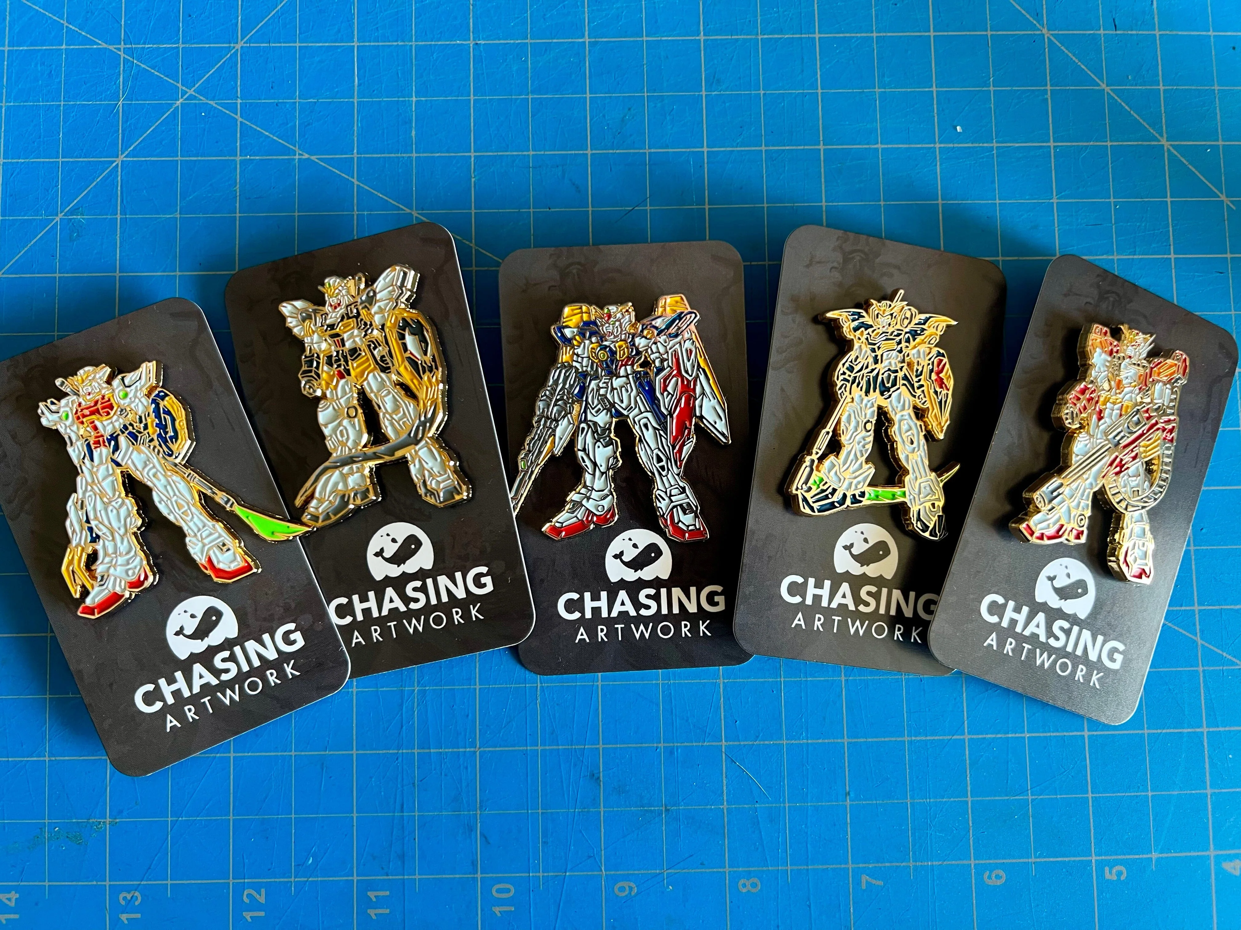 Limited Chasing Artwork Gundam Heavyarms Enamel Pin - Image 8
