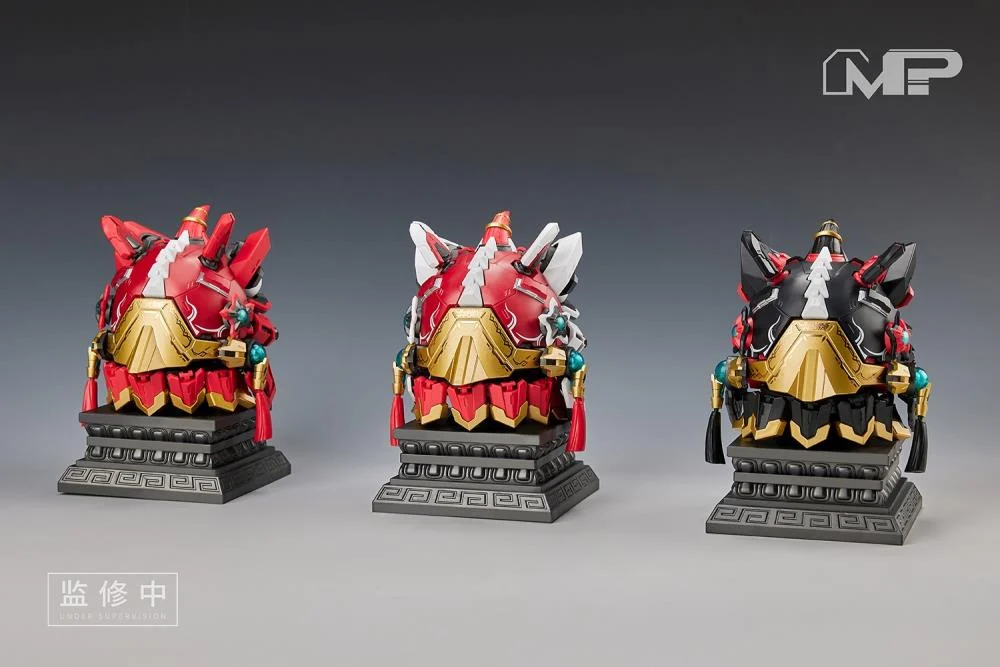 Lion Dance Assembly Model Classic of Mountains and Seas White Lion Model Kit - Image 3