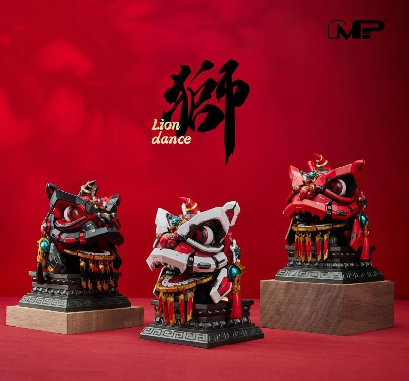 Lion Dance Assembly Model Classic of Mountains and Seas White Lion Model Kit - Image 6