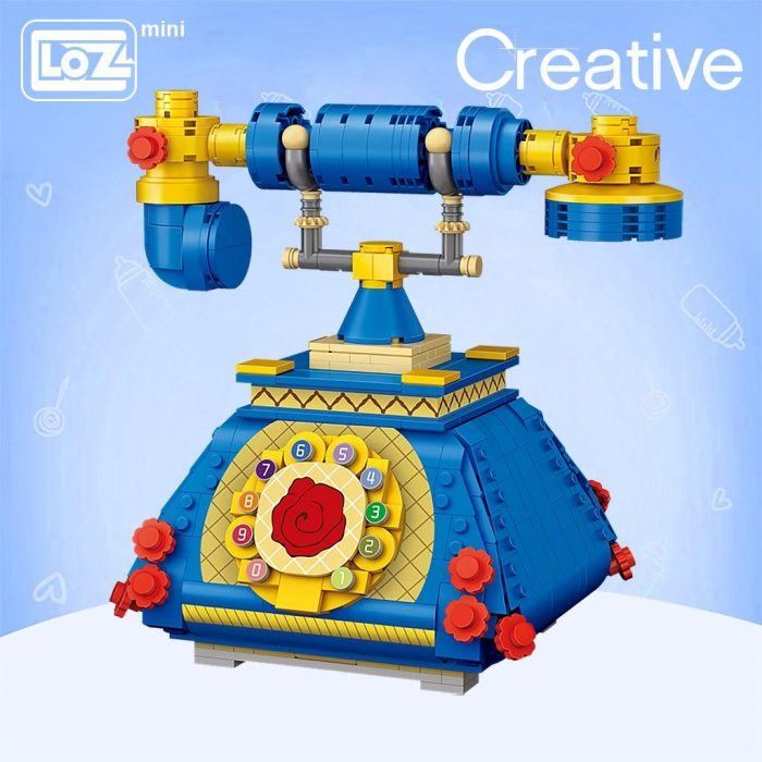 LOZ Creative 1124 Blue Telephone