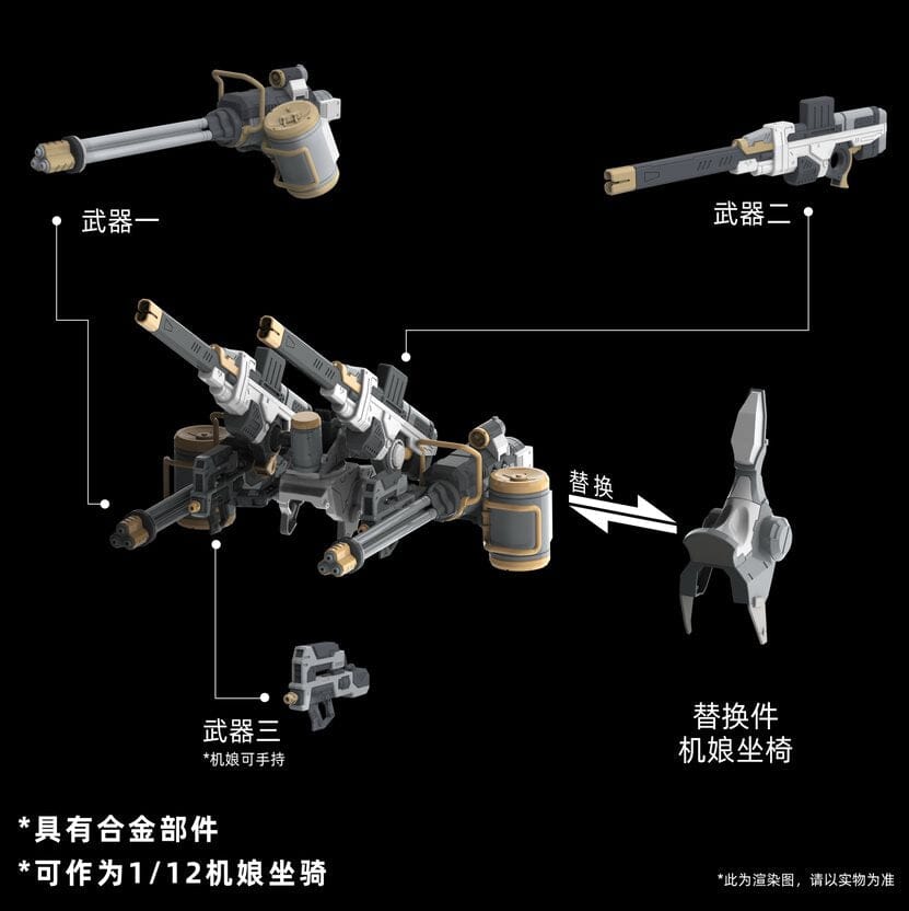Mechanical Marvel 1/12 MA-051 Lado Raptor Model Kit - Image 9
