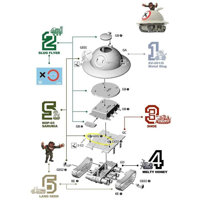 METAL SLUG Regular Army Universal Tank SV-001/II - Image 6