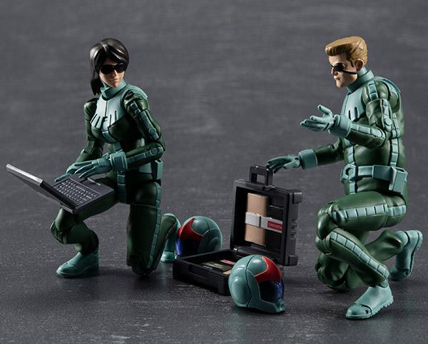 Mobile Suit Gundam G.M.G. Principality of Zeon Standard Infantry Soldier and Char Aznable Set of 3 Figures - Image 8