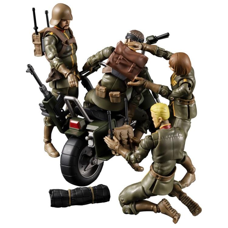 Mobile Suit Gundam G.M.G. Principality of Zeon Team Ramba Ral & Motorcycle Set (With Gift) - Image 16
