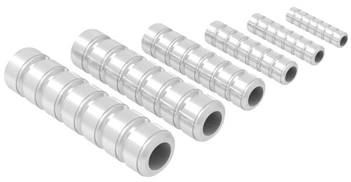 MZ pipe Silver 5.0mm (20 pcs) - Image 3