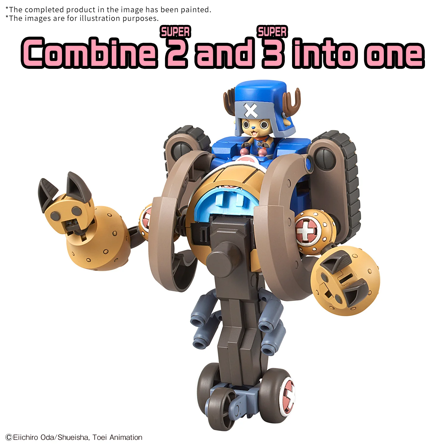 One Piece Chopper Robo 02 Heavy Armor & 03 Horn Dozer Model Kit Set - Image 6