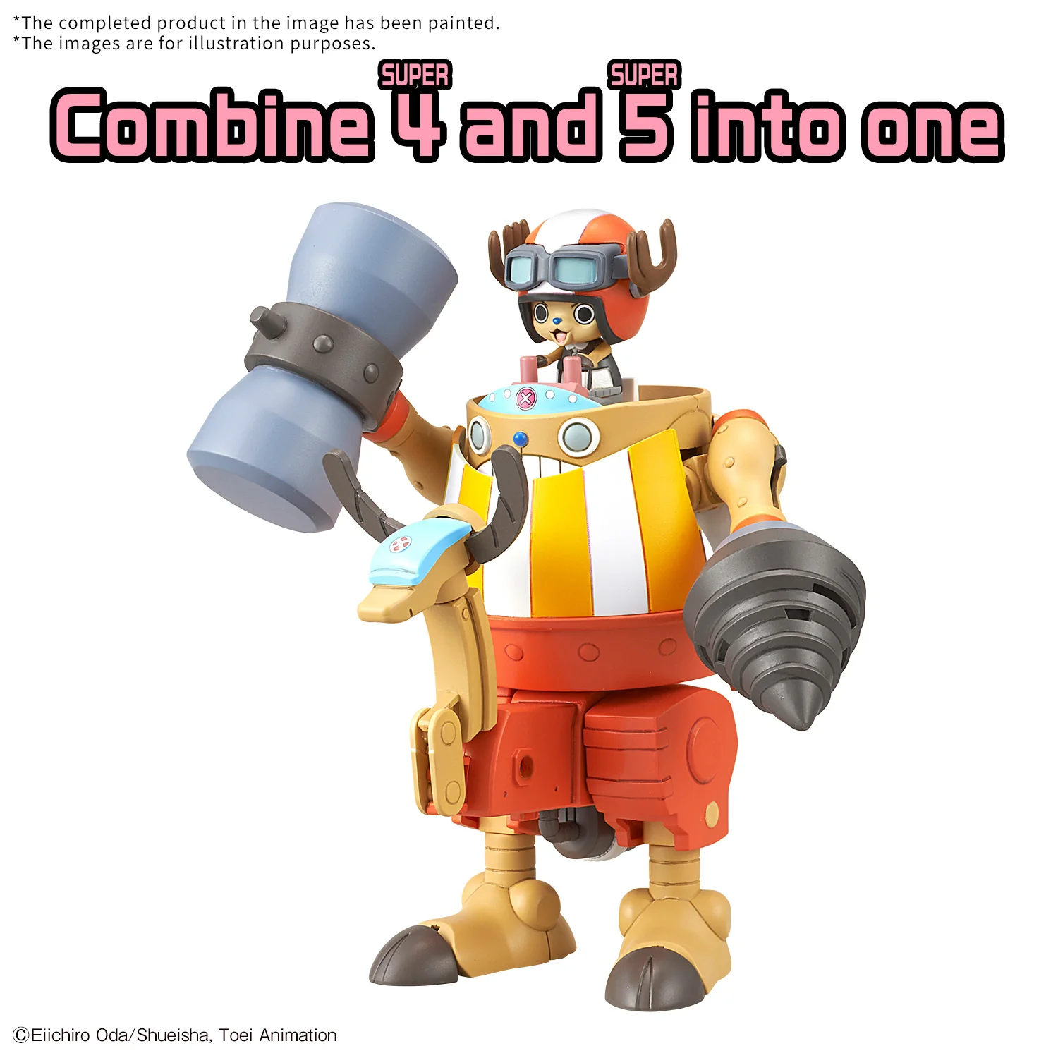 One Piece Chopper Robo 04 Kung Fu Tracer & 05 Walk Hopper Model Kit Set - Image 6