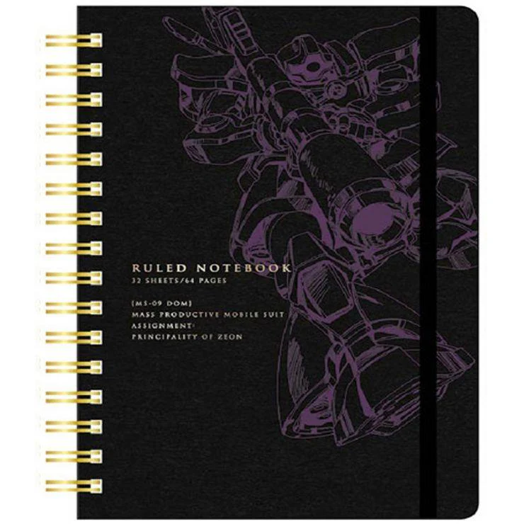 RING NOTE A6 GUNDAM STATIONARY MS-09
