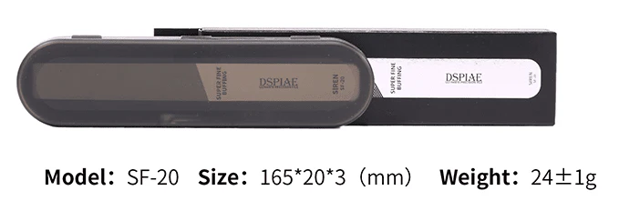 DSPIAE SF-20 Super Fine Buffing (Nanoglass File)