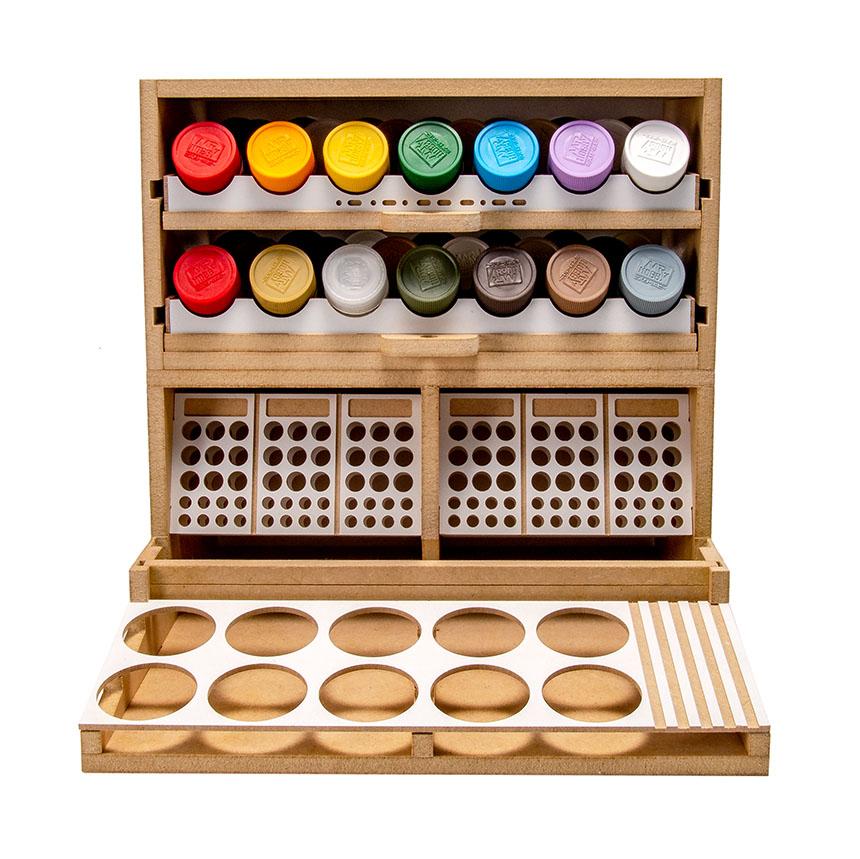 Slide&Tilting Drawer Paint Shelf OPERA-19A (For acrylic, enamel) - Image 20
