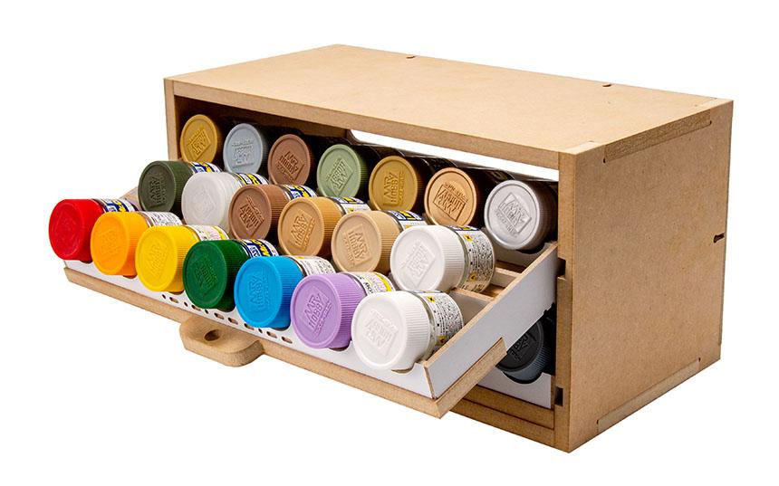 Slide&Tilting Drawer Paint Shelf OPERA-19A (For acrylic, enamel) - Image 21