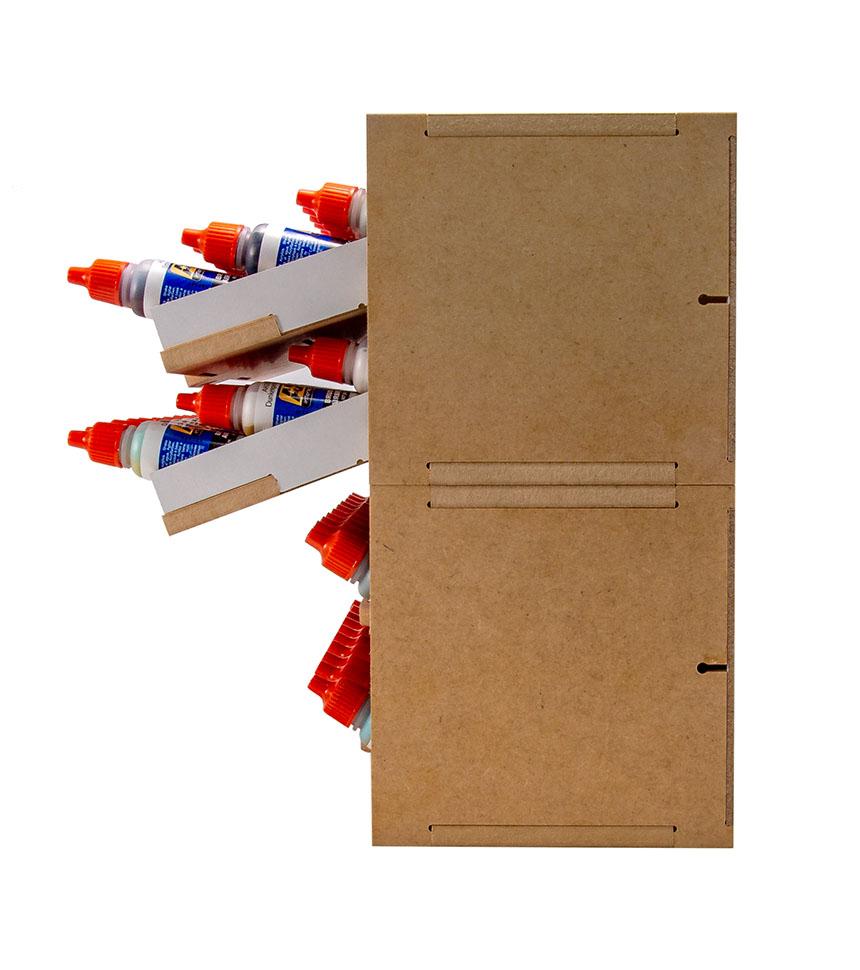 Slide&Tilting Drawer Paint Shelf OPERA-19A (For acrylic, enamel) - Image 23