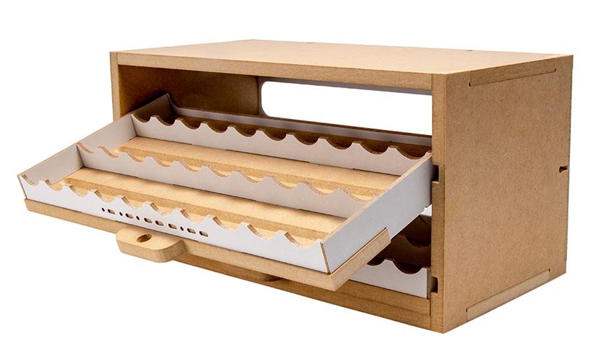 Slide&Tilting Drawer Paint Shelf OPERA-19B (For Lacquer) - Image 5