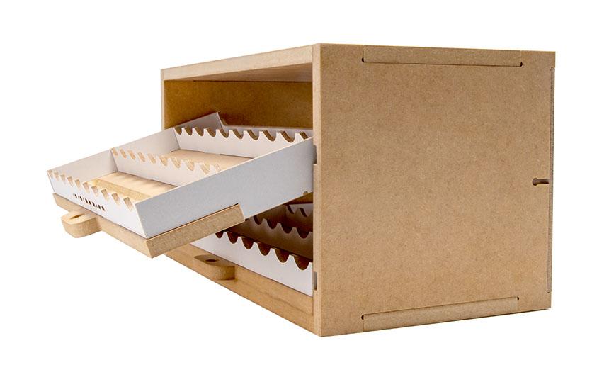 Slide&Tilting Drawer Paint Shelf OPERA-19B (For Lacquer) - Image 9