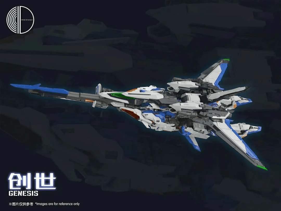 Tactical Unit Defender Aircraft Genesis 1/100 (Diecast Frame) Scale Model Kit - Image 2