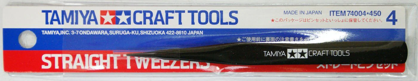 Tamiya 74004 Straight Tweezers