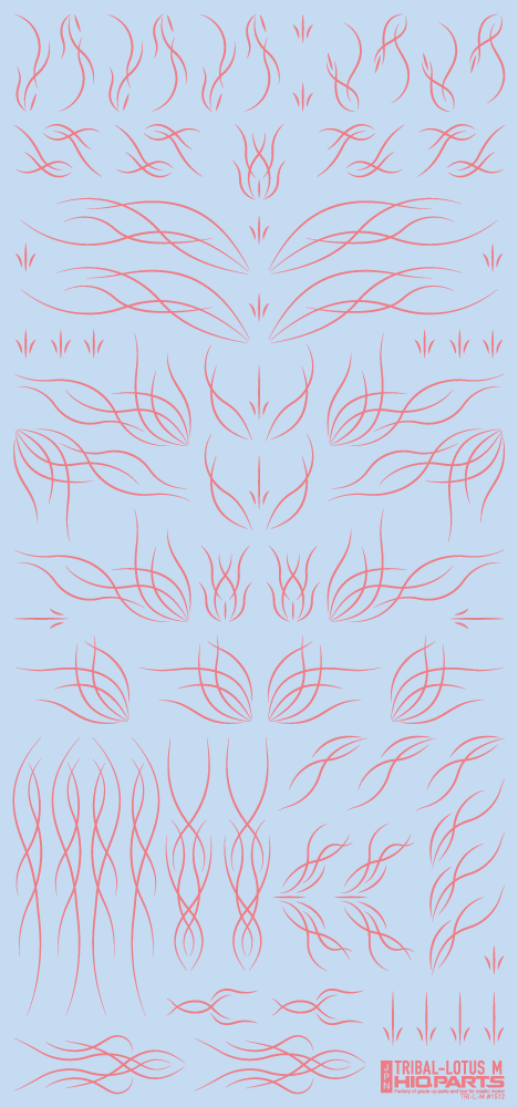 Tribal Lotus M Pastel Pink(1pc)