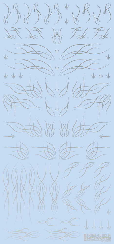 Tribal Lotus M Silver(1pc)