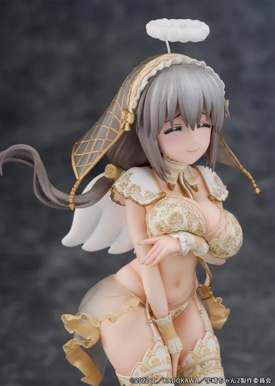 Uzaki-chan Wants to Hang Out! Tsuki Uzaki (Angel Ver.) 1/7 Scale Figure - Image 6