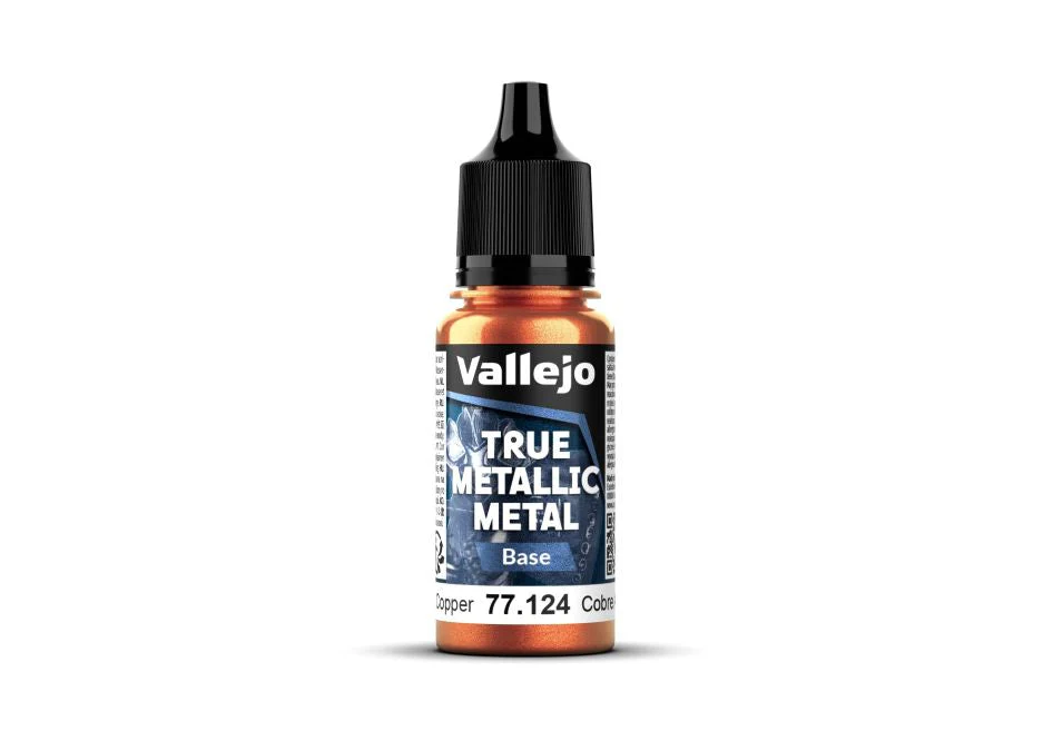Vallejo 18ml Bottle Ancient Copper (Base) True Metallic Metal