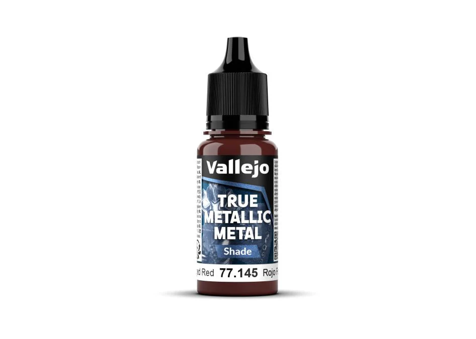 Vallejo 18ml Bottle Forged Red (Shade) True Metallic Metal