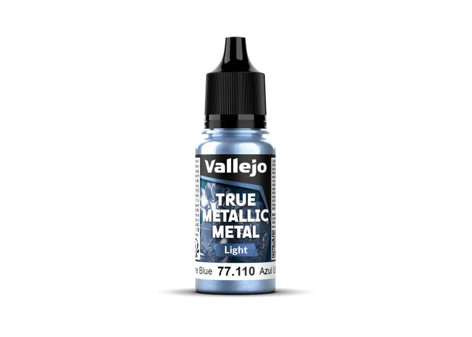 Vallejo 18ml Bottle Ultramarine Blue (Light) True Metallic Metal